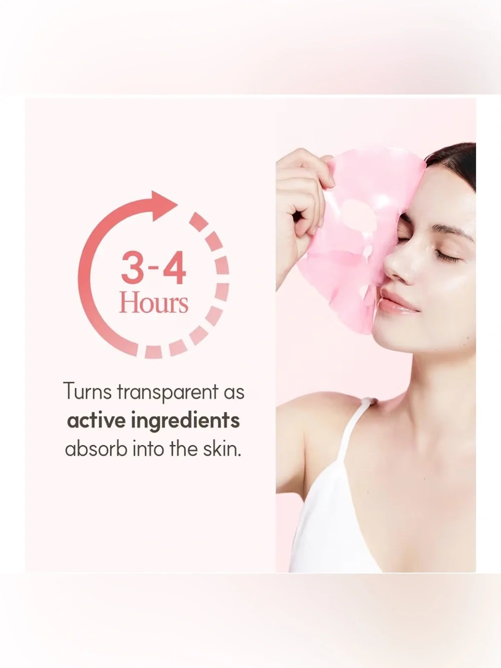 Dew Glow Deep-Renewal PDRN + Collagen Pink Hydrogel Mask (3 Pack)
